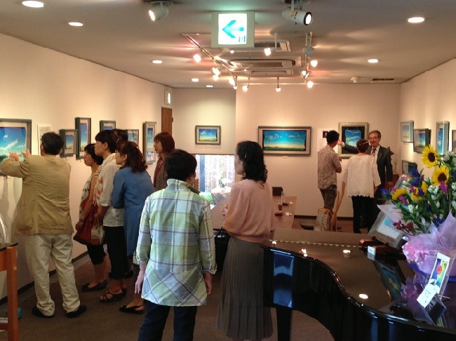 白石裕三の展覧会、個展会場